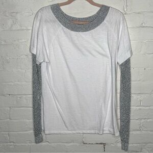 Gilded Intent Metallic Trim Top M